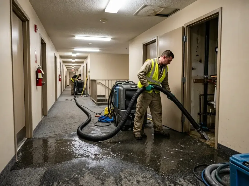 multi-unit-apartment-hallway-f-005 — frequently asked questions, Emergency Burst Pipe Water Extraction & Removal in Little R…